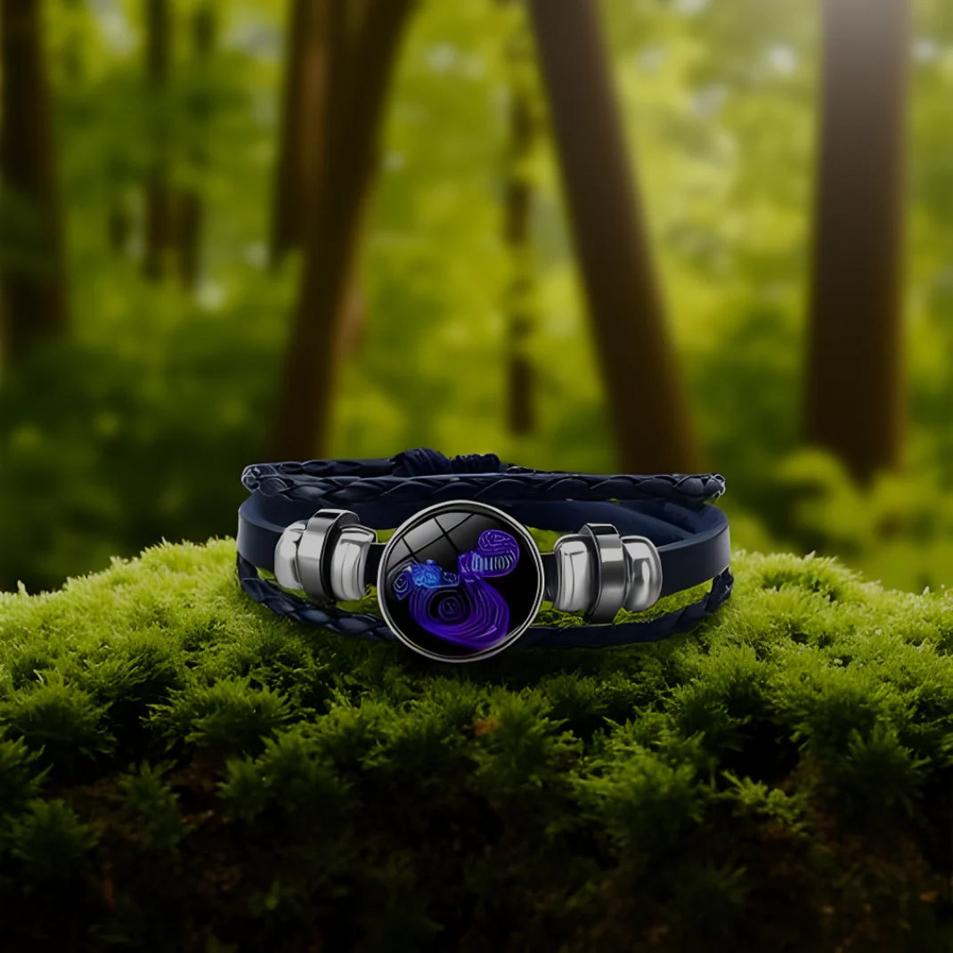 Pure & Pious Leather Bracelet