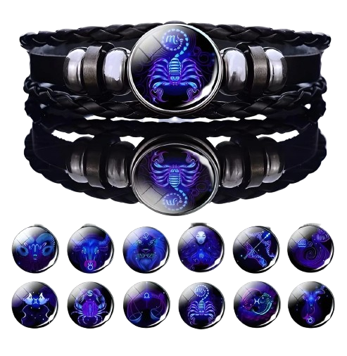 Pure & Pious Leather Bracelet